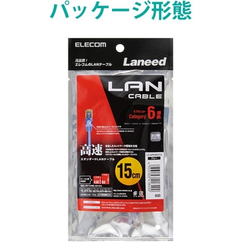 LANケーブル CAT6 ギガビット より線 RJ-45コネクタ スリムコネクタ RoHS エレコム
