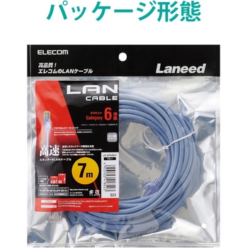 LANケーブル CAT6 ギガビット より線 RJ-45コネクタ スリムコネクタ RoHS エレコム