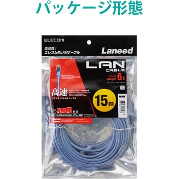 LANケーブル CAT6 ギガビット より線 RJ-45コネクタ スリムコネクタ RoHS エレコム