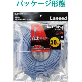 LANケーブル CAT6 ギガビット より線 RJ-45コネクタ スリムコネクタ RoHS エレコム