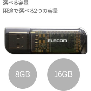USBメモリ USB2.0 スタンダード 1年保証 - エレコム