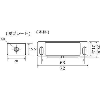 マグネットキャッチ WAKI