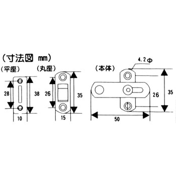 ステンプレートラッチ WAKI