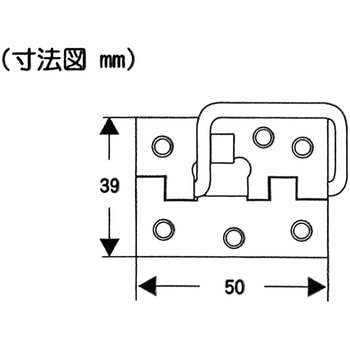 ステン丁番掛金 WAKI