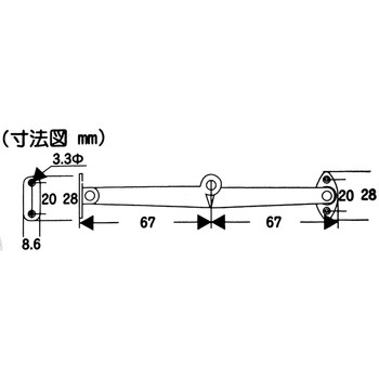 ステー天開用 WAKI