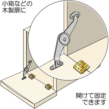 VF-116 ストップ付ステー左右 1個 WAKI 【通販モノタロウ】