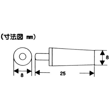 PC回転ピン WAKI