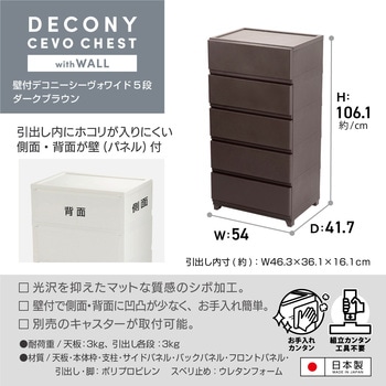 壁付デコニーシーヴォワイド5段 JEJアステージ