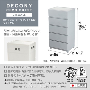 壁付デコニーシーヴォワイド5段 JEJアステージ