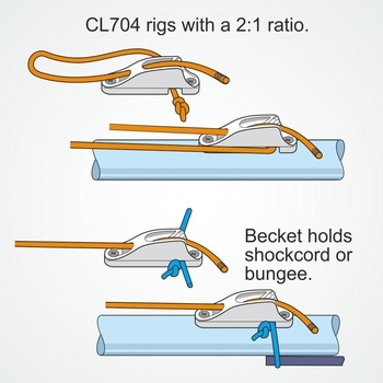 クラムクリート CL704 - Clamcleat