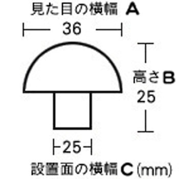 セラミックつまみ WAKI