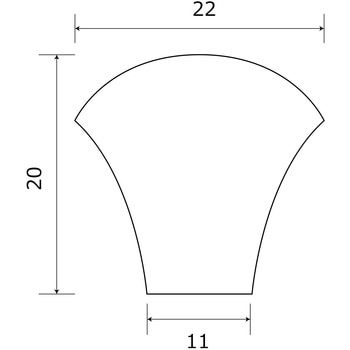 木製ツマミ パイン WAKI