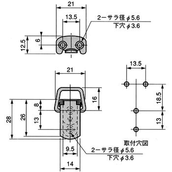 セミ型蓋止(中) 栃木屋
