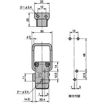ロック付蓋止 栃木屋