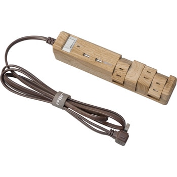 TAPKING USB AC8個口3.4A USB2ポート ベージュウッド Fargo