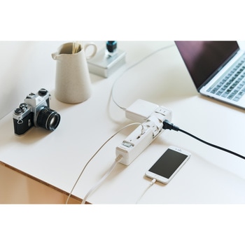 TAPKING USB AC8個口3.4A USB2ポート ホワイト Fargo