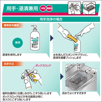 医療器具用 用手・浸漬兼用中性酵素系洗浄剤1kg アルボース
