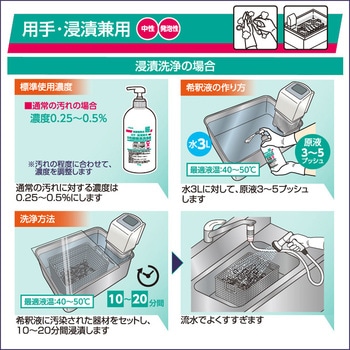 医療器具用 用手・浸漬兼用中性酵素系洗浄剤1kg アルボース