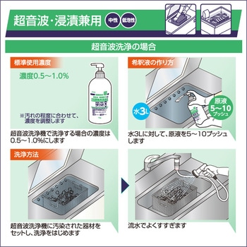 医療器具用 超音波・浸漬兼用中性酵素系洗浄剤1kg アルボース