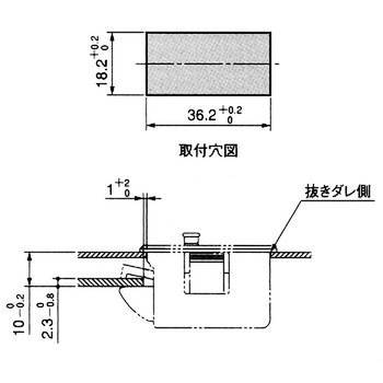 パネル固定ラッチ 栃木屋