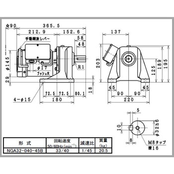 日東電工ギヤモータNGAシリーズ 日東電工