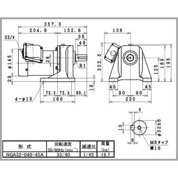 日東電工ギヤモータNGAシリーズ 日東電工