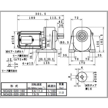 日東電工ギヤモータNCAシリーズ 日東電工