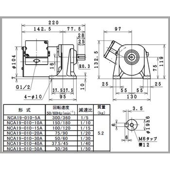 日東電工ギヤモータNCAシリーズ 日東電工