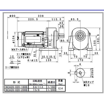 日東電工ギヤモータNCAシリーズ 日東電工