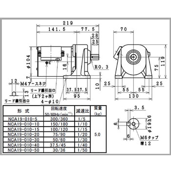 日東電工ギヤモータNCAシリーズ 日東電工