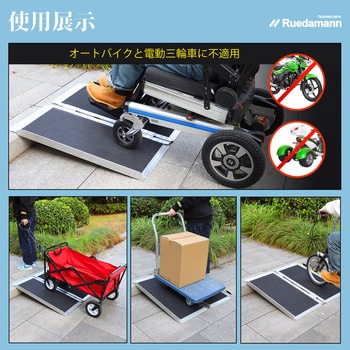 車椅子スロープ 折りたたみ式 Ruedamann