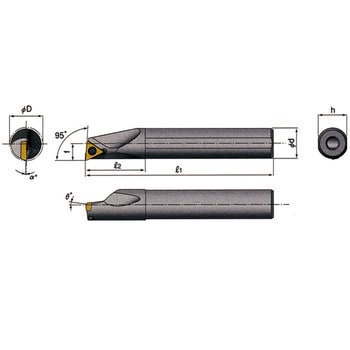 A12M-STUPL1103-D140 内径用TACバイト ストリームジェットバー 1本 タンガロイ 【通販モノタロウ】