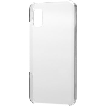 【簡易包装】AQUOS Wish3用クリアPCケース(ストラップホール無し) MSソリューションズ