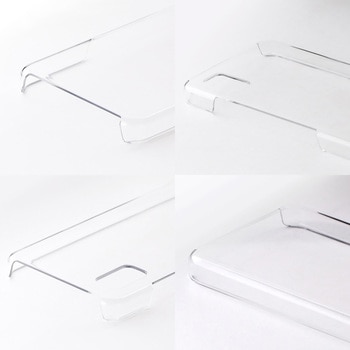 【簡易包装】AQUOS Wish3用クリアPCケース(ストラップホール無し) MSソリューションズ