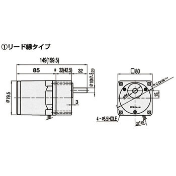 インダクションモーター 25W SPG