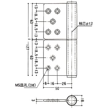 ステンレス 面付旗蝶番 APLUS(クマモト)
