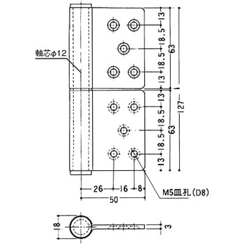 ステンレス 面付旗蝶番 APLUS(クマモト)