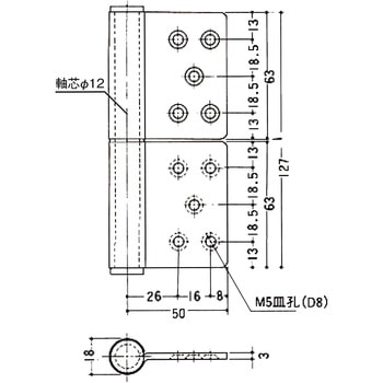 ステンレス 面付旗蝶番 APLUS(クマモト)