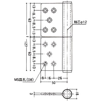 ステンレス 面付旗蝶番 APLUS(クマモト)