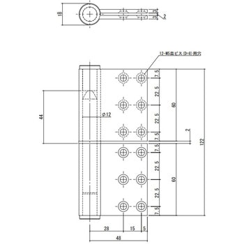 ステンレス 面付旗蝶番 APLUS(クマモト)