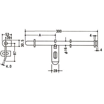 D-34-300 ステンレス 丸棒貫抜 溶接用 1本 クマモト 【通販サイト