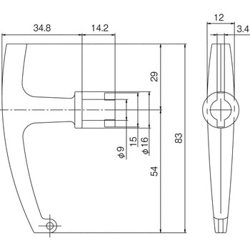 H-20・H-22用ハンドル APLUS(クマモト)