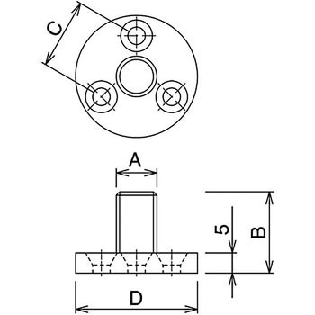 木部用丸座 APLUS(クマモト)