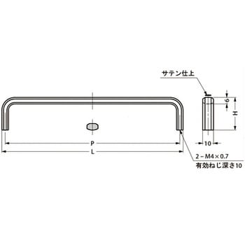ステンレス鋼(SUS316)製ハンドル LAMP(スガツネ)