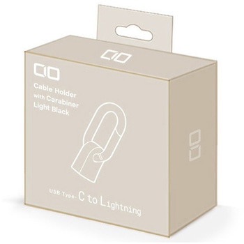 カラビナ付きケーブルホルダー CtoL ナチュラルホワイト - Mate