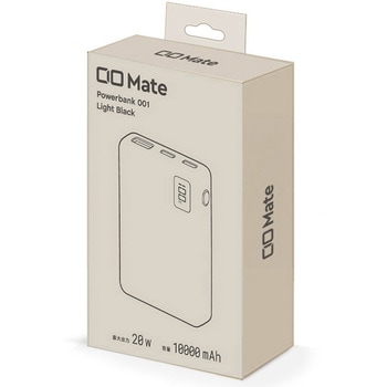 CIO Mate Powerbank 001 ライトブラック Mate
