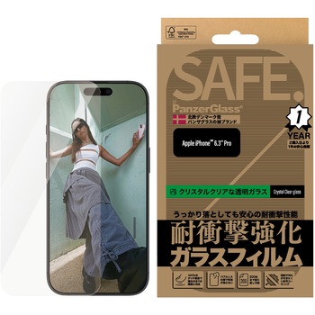 iPhone 16 Pro SAFE. by PanzerGlass Screen Protector Ultra-Wide Fit JPN - SAFE