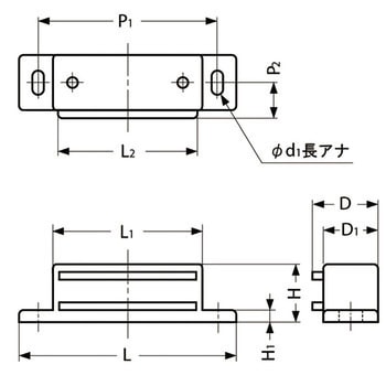 強力・家具用マグネットキャッチ LAMP(スガツネ)