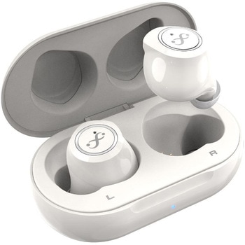Bluetoothフルワイヤレスイヤホン ホワイト タッチセンサー 多摩電子