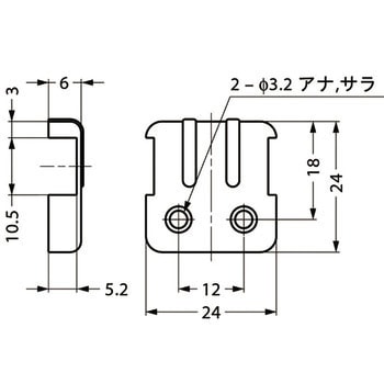 ステンレス鋼製フラットラッチ LAMP(スガツネ工業)